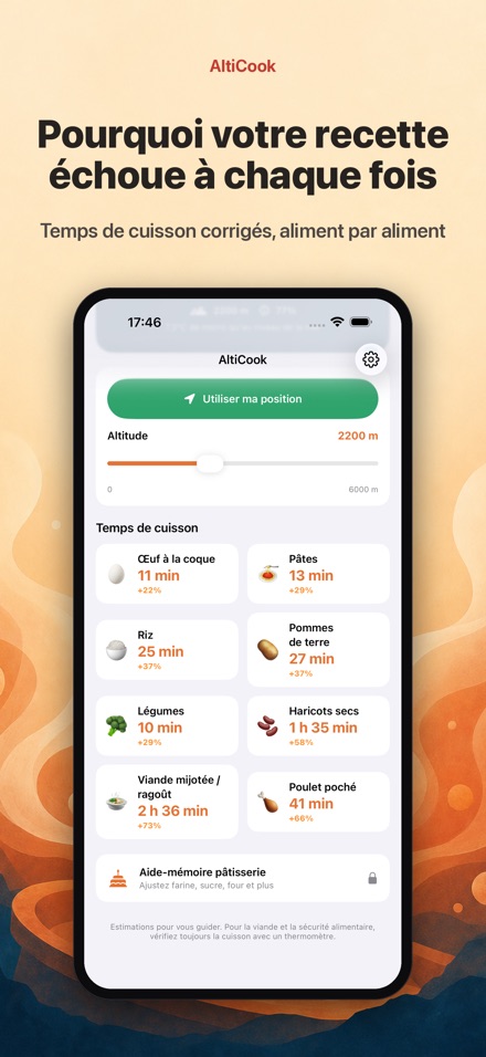 AltiCook : cuisine en altitude 2
