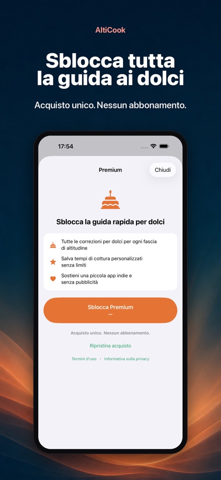 AltiCook: cucina in quota 9