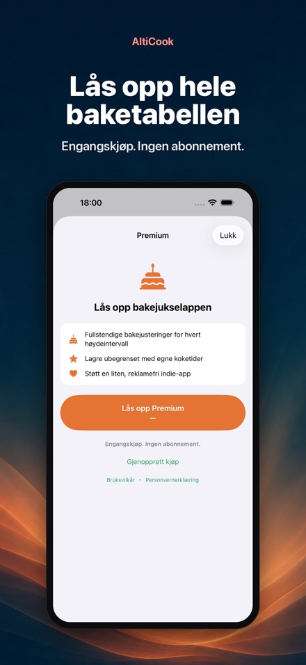 AltiCook: Matlaging i høyden 9
