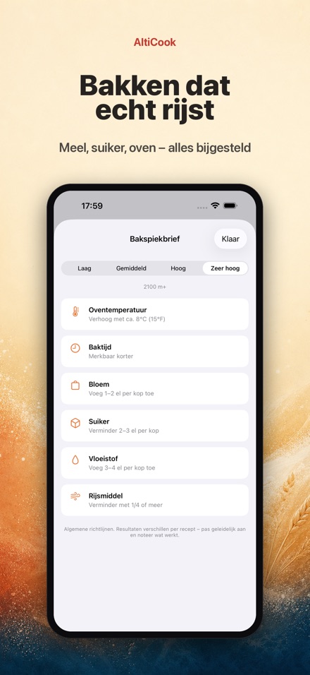 AltiCook: Koken op hoogte 6