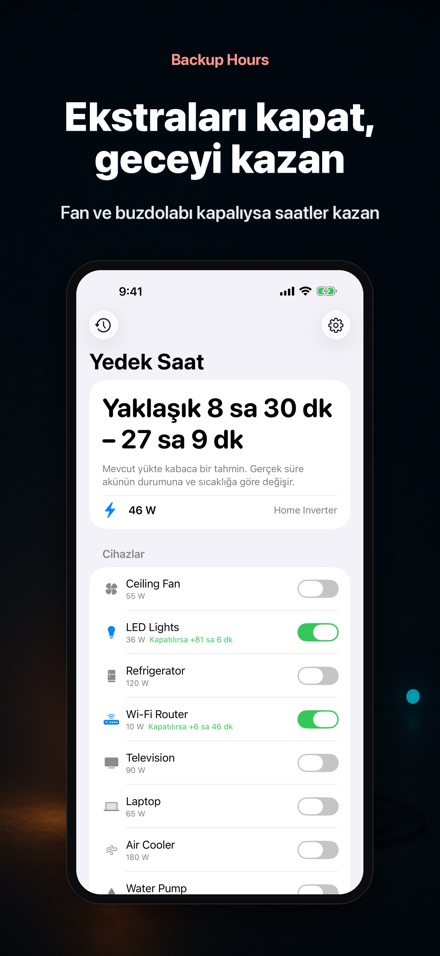 Backup Hours: Akü Kaç Saat 2