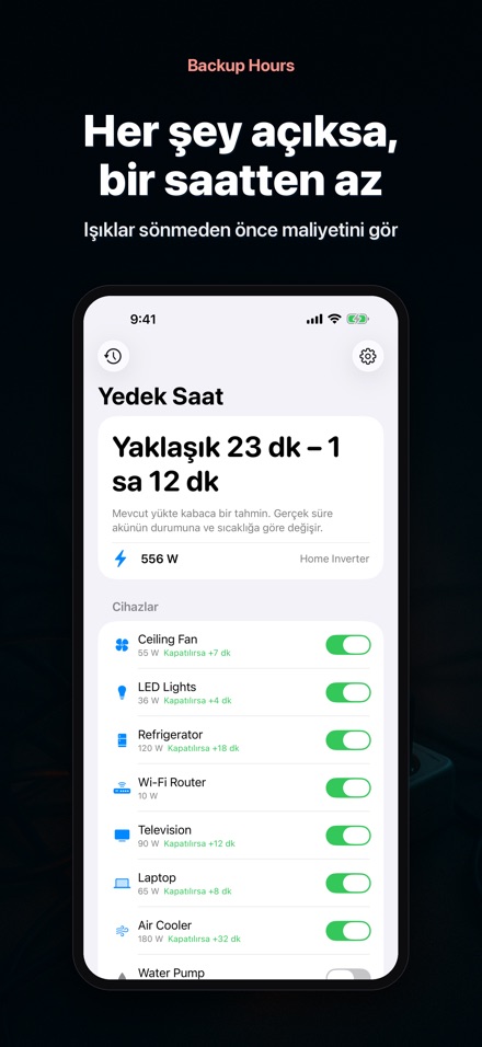 Backup Hours: Akü Kaç Saat 3