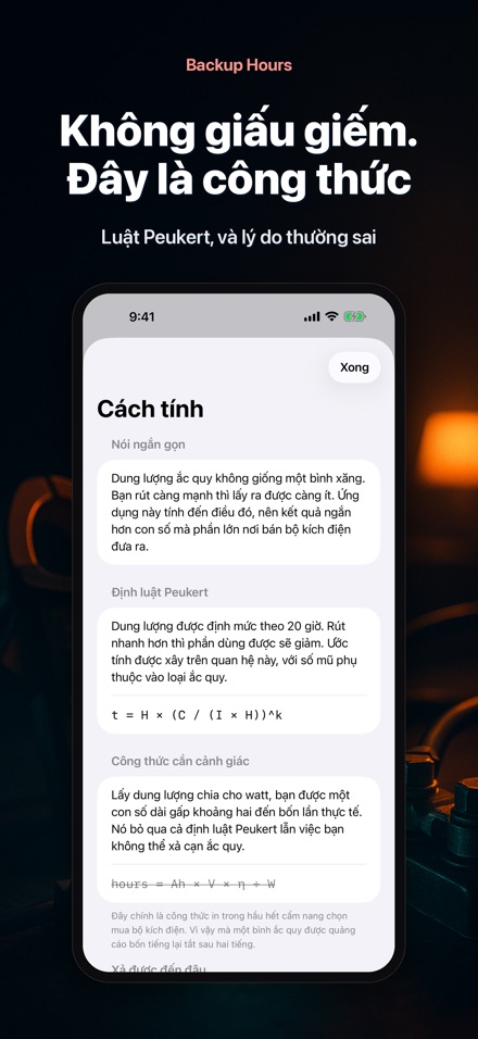 Backup Hours: Pin trụ mấy giờ 10