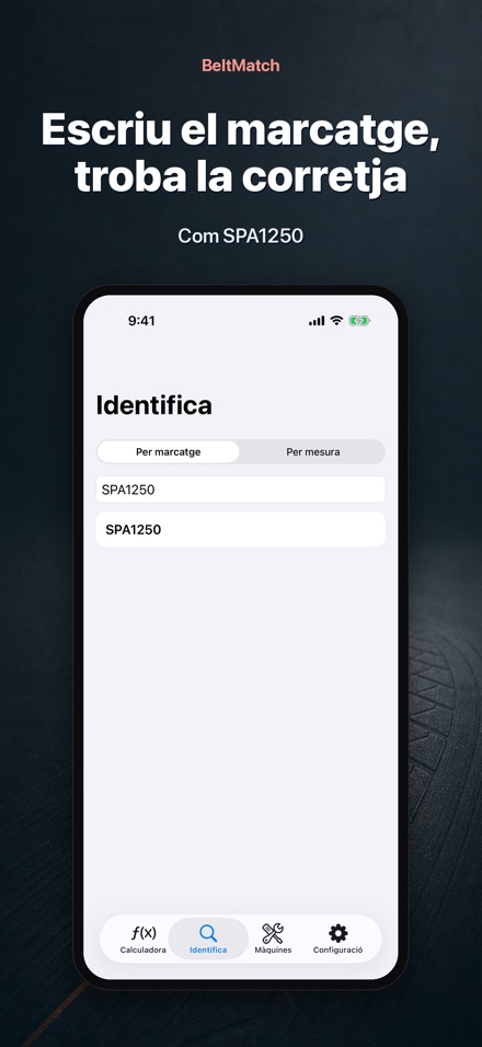 BeltMatch: Cerca corretja en V 5
