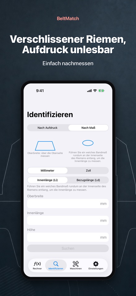 BeltMatch: Keilriemen-Suche 6