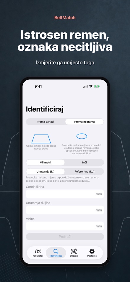 BeltMatch: Traži klinasti rem 6