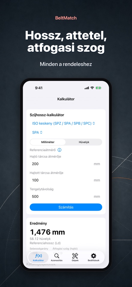 BeltMatch: Ékszíj kereső 2