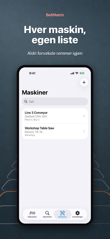 BeltMatch: Kilereim-søk 8
