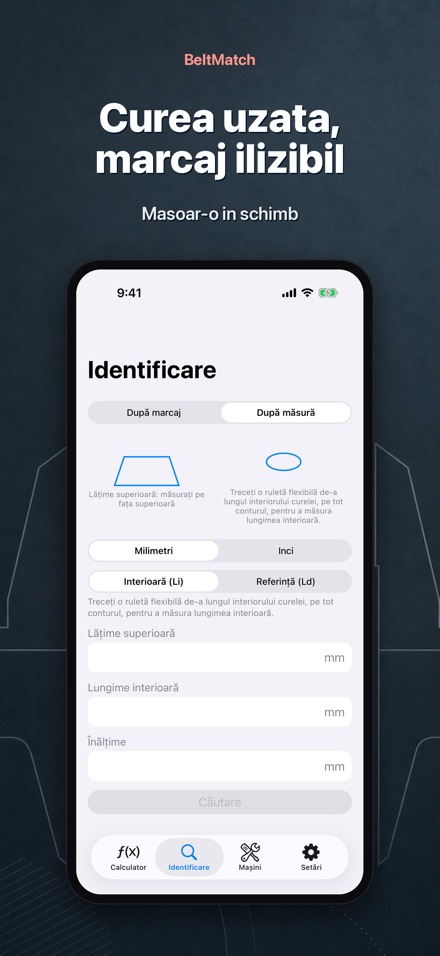 BeltMatch: Caută curea V 6