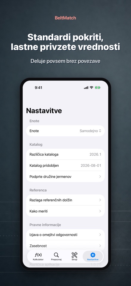 BeltMatch: Iskalnik klinastih 10