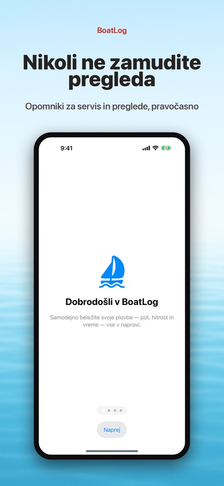 BoatLog: ladijski dnevnik 9