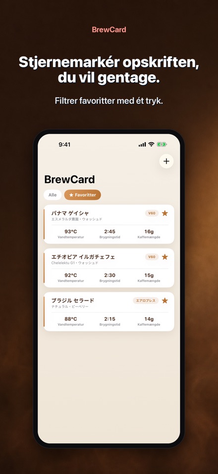 BrewCard: Kaffe Opskriftskort 4