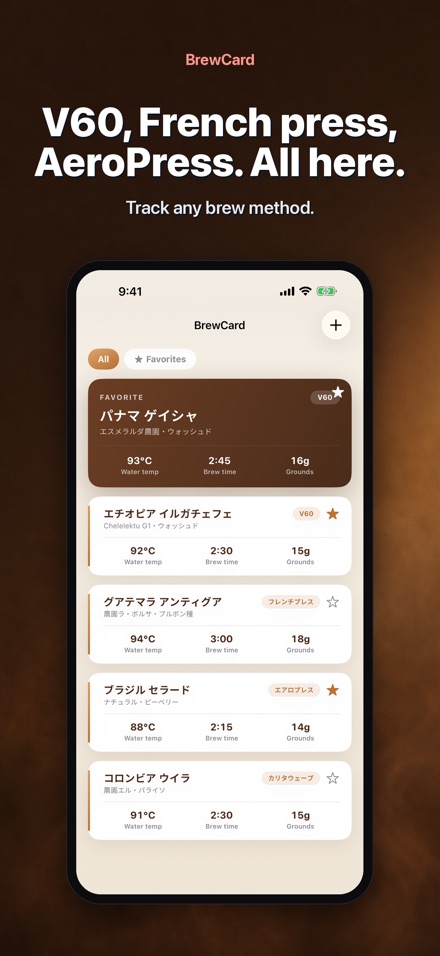 BrewCard: Coffee Brew Recipes 6