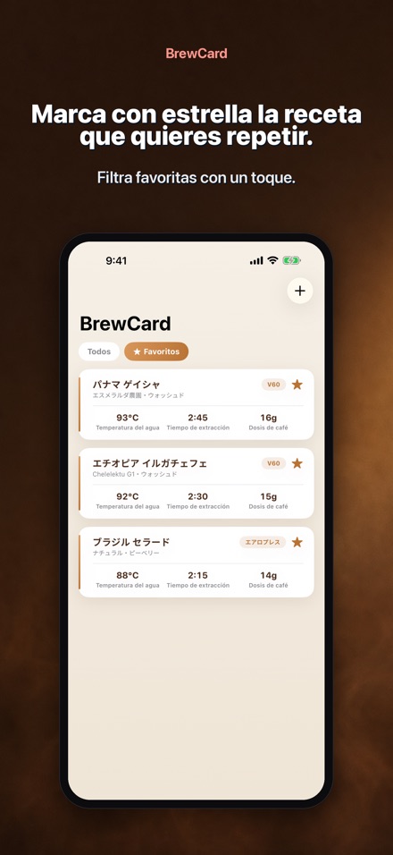 BrewCard: Recetas de Cafe 4