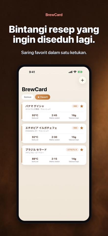 BrewCard: Kartu Resep Kopi 4