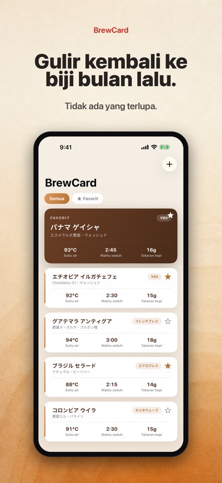 BrewCard: Kartu Resep Kopi 7