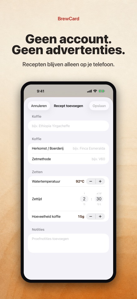 BrewCard: Koffie Receptkaarten 9