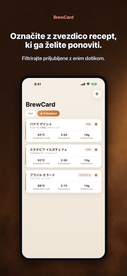 BrewCard: Recepti za Kavo 4