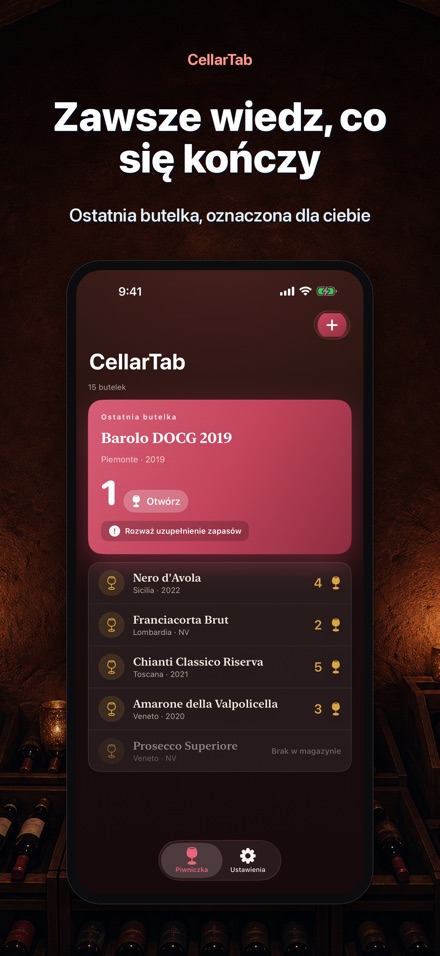 CellarTab: Ewidencja Winiarni 2