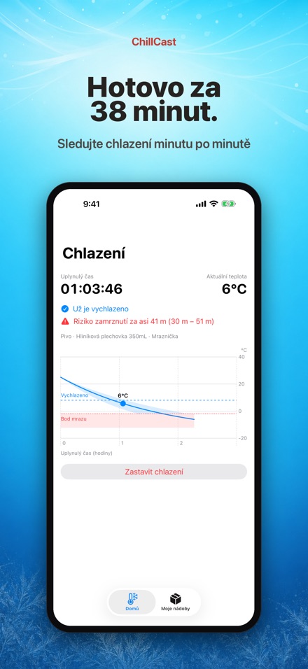 ChillCast: časovač chlazení