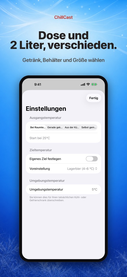 ChillCast: Kühl-Timer 4