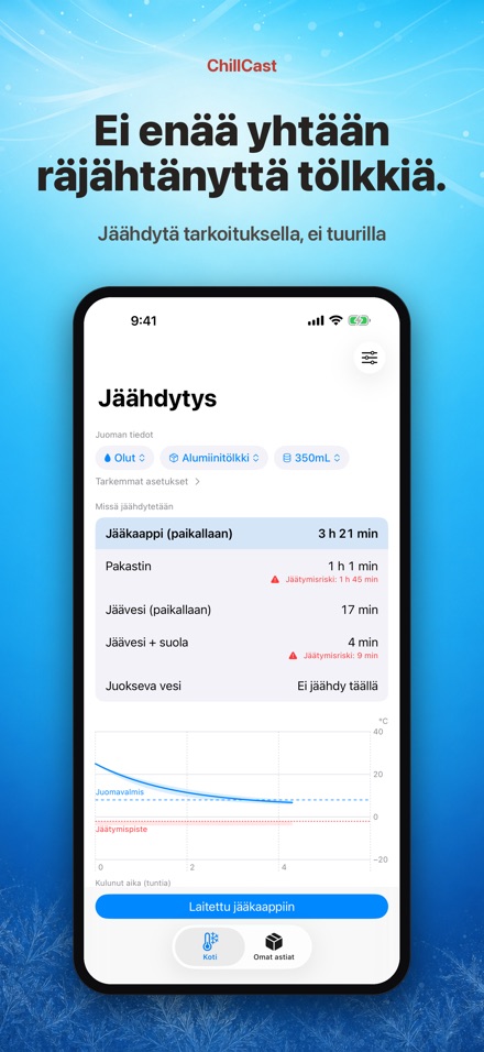 ChillCast: jäähdytysajastin 10