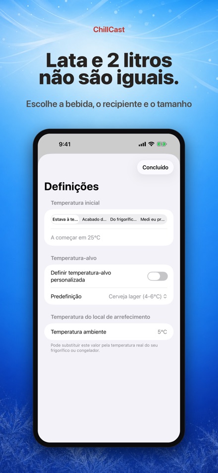 ChillCast: temporizador frio 4