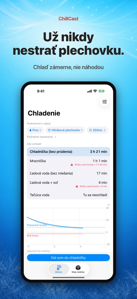 ChillCast: časovač chladenia 10