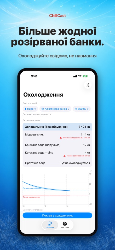 ChillCast: таймер охолодження 10