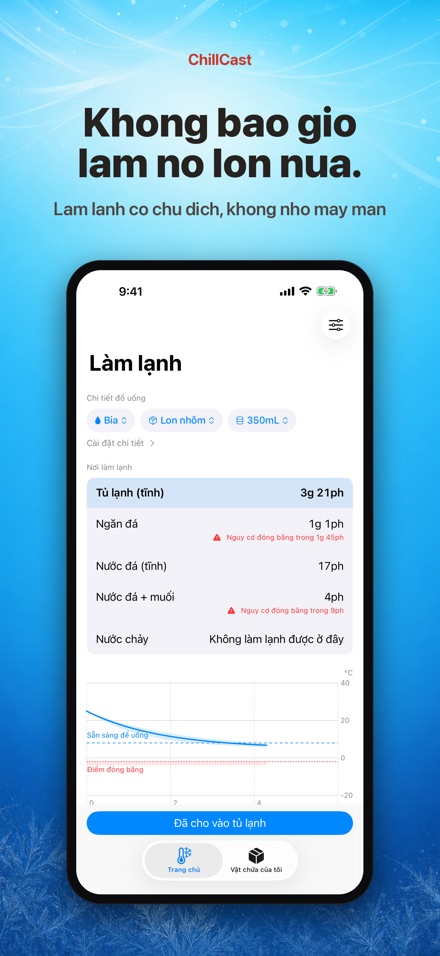 ChillCast: hẹn giờ làm lạnh 10