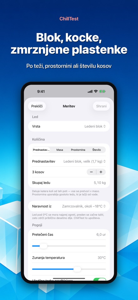 ChillTest: preizkus hladilnika 9