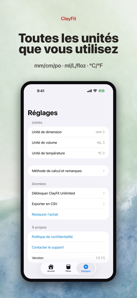 ClayFit : retrait de l'argile 8