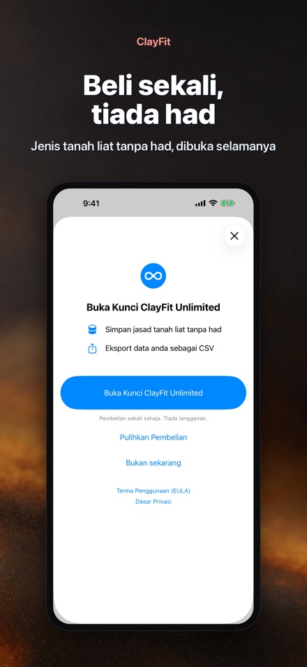ClayFit: pengecutan tanah liat 10