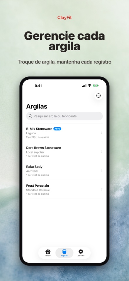 ClayFit: retração da argila 5