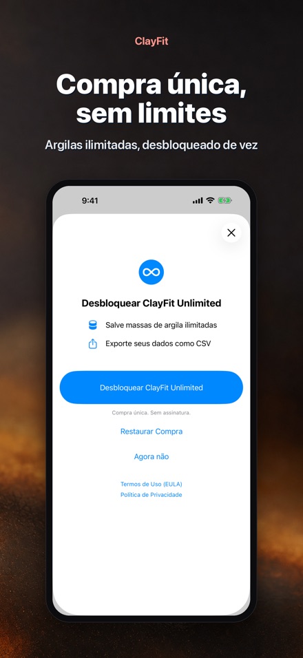 ClayFit: retração da argila 10