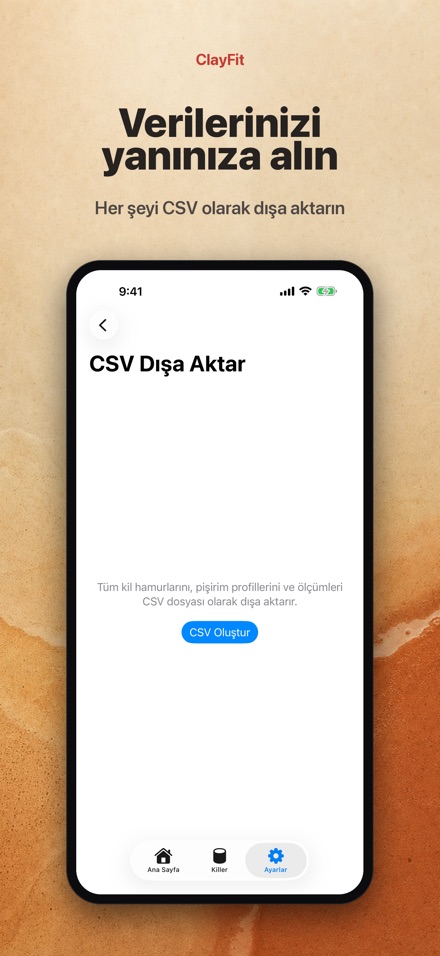 ClayFit: kil büzülmesi 9