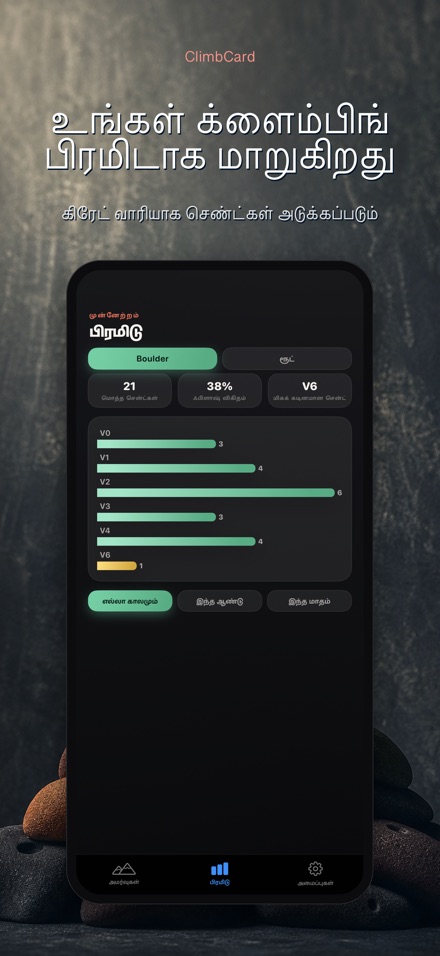 ClimbCard: ஏறுதல் பதிவேடு 2