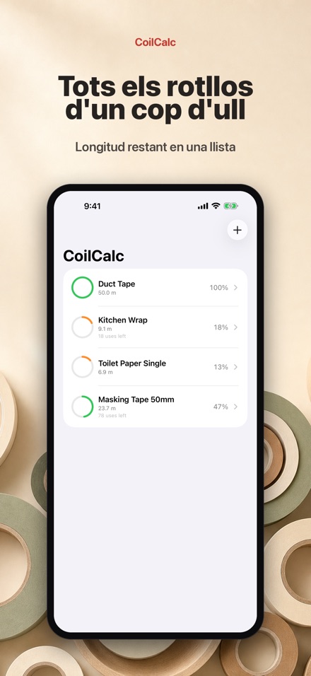 CoilCalc: Metre de rotlle