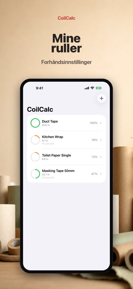 CoilCalc: Rullelengdemåler 3