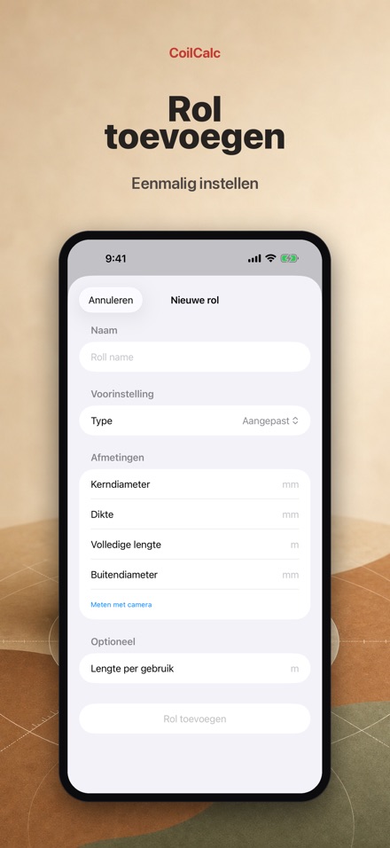 CoilCalc: Rollengtemeter 4