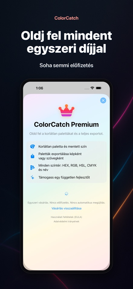 ColorCatch: színleolvasó 10