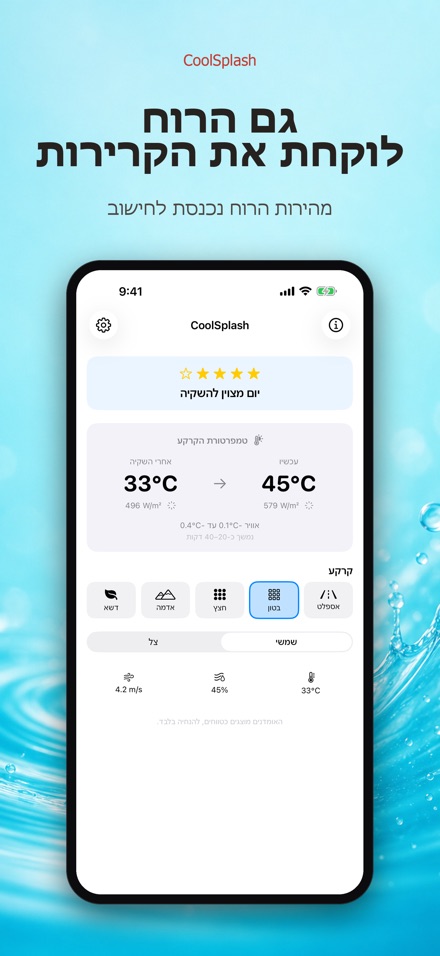 CoolSplash: הרטבה מקררת? 5