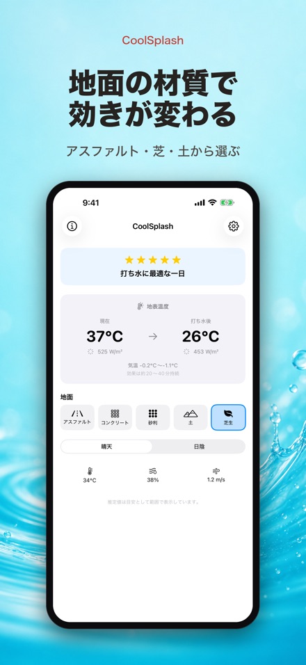 CoolSplash: 打ち水クールダウン 2