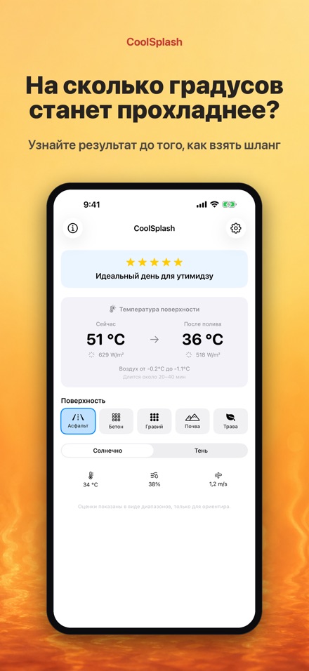 CoolSplash: полив и жара