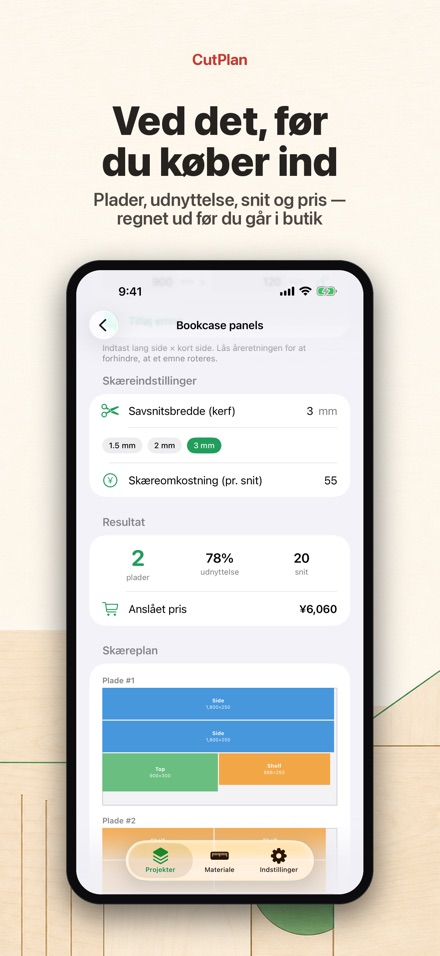 CutPlan: Optimer opskæring 3
