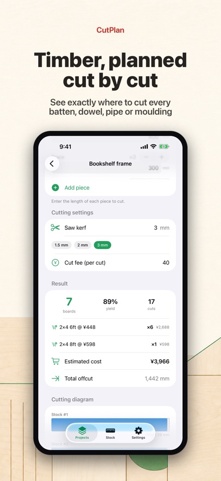 CutPlan: Cut List Optimiser 2