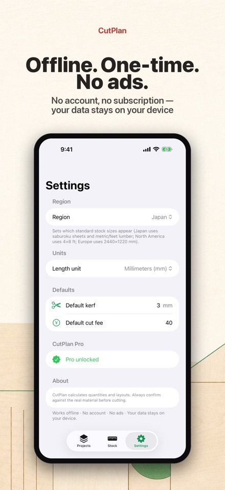CutPlan: Cut List Optimiser 10