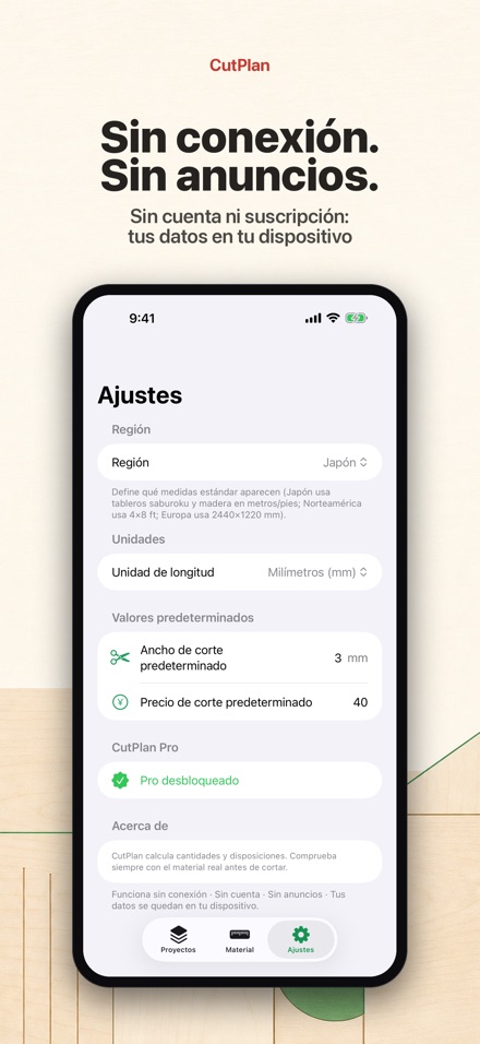 CutPlan: Optimiza cortes 10