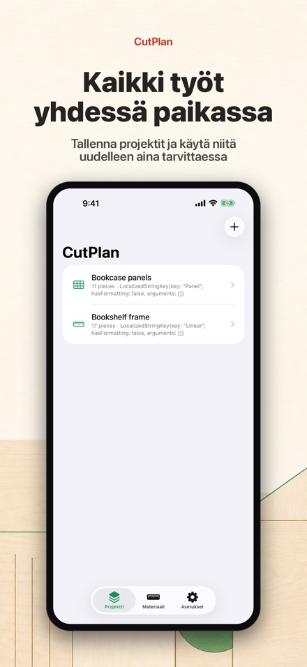CutPlan: Optimoi katkaisu 7