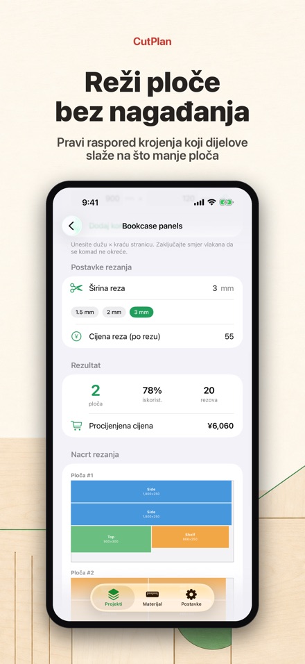 CutPlan: Optimizacija rezanja